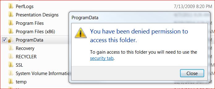 Can't access Program Data after repair install-access2.jpg