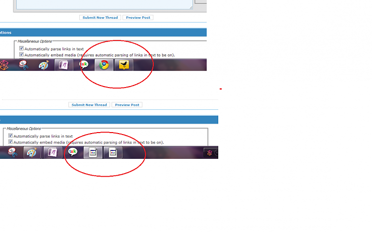 Chrome and tweetdeck icons breaking on the taskbar?-taskbar.png