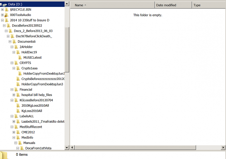 Empty folders - Windows 7 Help Forums