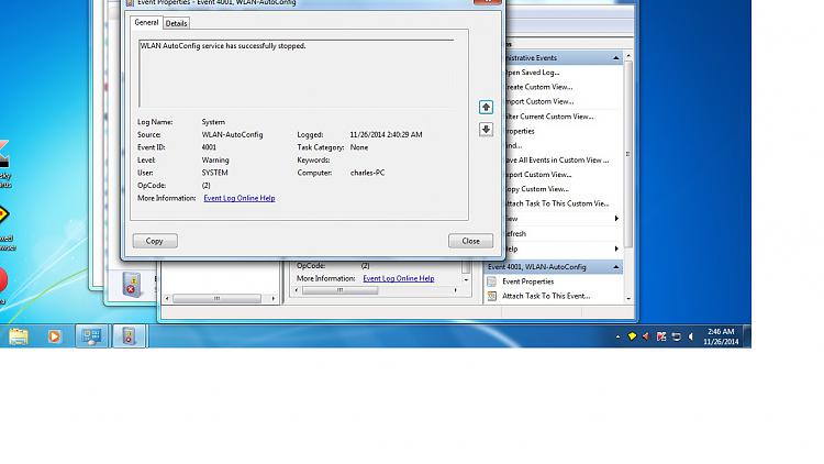 No BSOD'S but event viewer shows one repeated entry/ WLAN-untitled.jpg