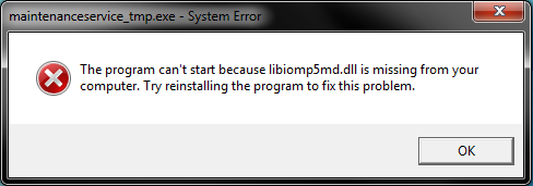 libiomp5md.dll is missing from your computer-libiomp5mddotdll-error.png