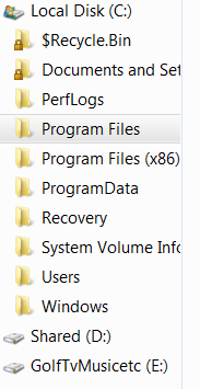 Clean install Windows 7 32 bit and I have a Program Files x86 folder.-localdisk_c.png