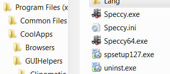 Clean install Windows 7 32 bit and I have a Program Files x86 folder.-speccy.png