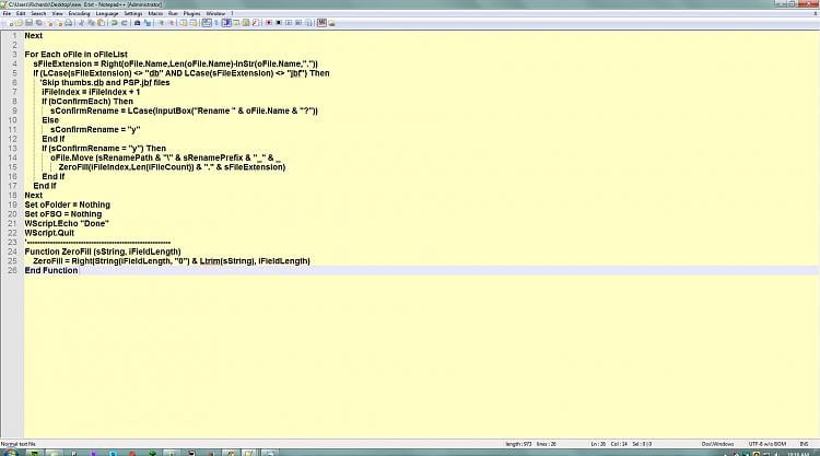 Vbscript Rename A File With Date Software