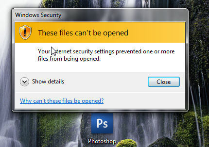 these file These file cant be opened