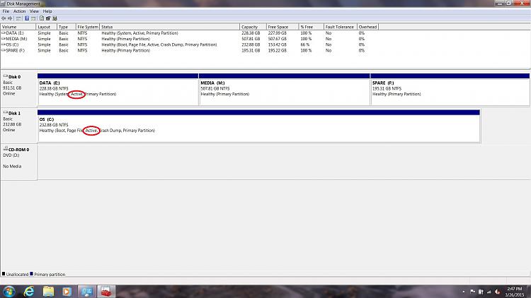 Two Active Partitions - No errors yet, but is this a problem?-2-active-partitions2.jpg