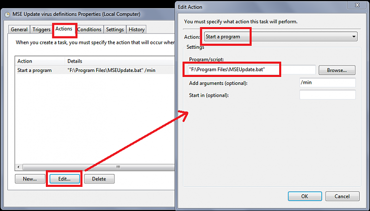 windows 10 task scheduler run batch file in background