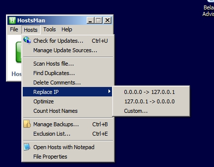 Just updated HOSTS in Win7; now want to add item-hostsman-2.jpg