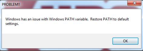 Windows has an issue with the Windows PATH variable-path-error.jpg