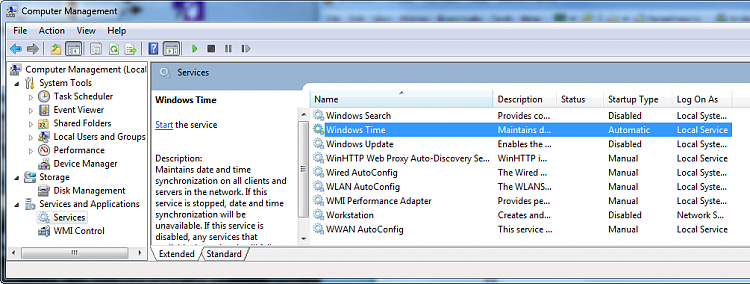 W32time Service Not Starting Automatically Solved Windows 7 Help Forums W32time Service Not Starting Automatically Solved Windows 7 Help Forums