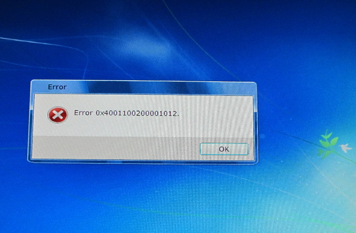 &quot;Sytem Repair Disk&quot; Can't Load - Error 4001100200001012-error.jpg