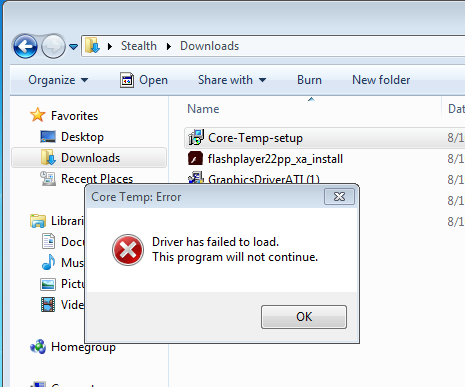 Windows 7 Clean Install constant shut down-core-temp.png
