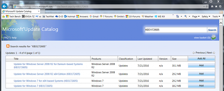 Windows 7 Clean Install constant shut down-catalog-kb3172605.png