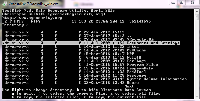 Win 7, WD blue 500 GB HD, can no longer boot-td-select-documents-settings.png