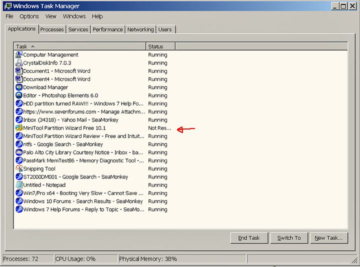 Win7/Pro x64 - Booting Very Slow - Cannot Save Files-minitoolpartitionrecoveryprognotresponding.jpg