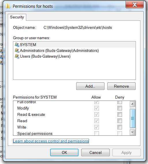 Can't Edit Hosts File-permissions-4-hosts.png