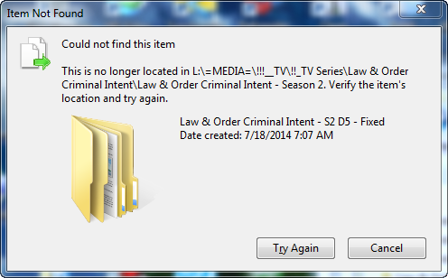 Win 7 FALSELY reports &quot;Could not find this item... This is no longer&quot;-item-not-there-bogus-message.png