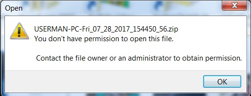 Taking Ownership of folders Does Not Work - Win 7 Ultimate-minidump-upload-error.jpg