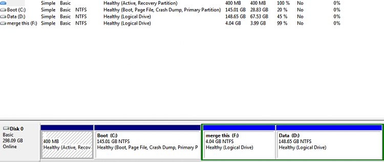 Hard drive partitions show as unformatted but Windows 7 works properly-dm-1.png