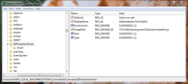 PC Hangs/Stops responding driver(s) failed to load: ESProtectionDrive-regedit-mbts-01.jpg