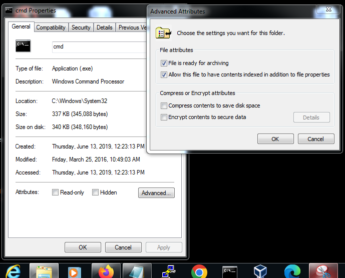 Cmd file location compatibility tab run as administrator grayed out
