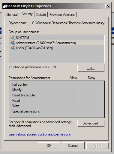 Take / Assign Ownership of file / folder-securitytab1.jpg