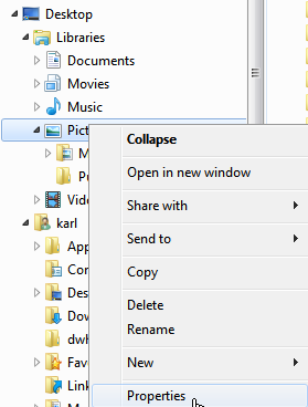 Moving files within a folder-selectpiclibraryproperties.png