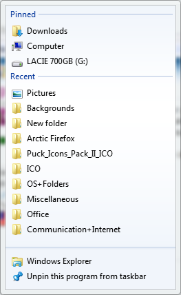 Pinned icons missing after upgrade to Windows 7-explorer.png