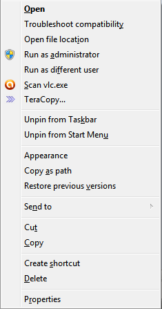 Pinned icons missing after upgrade to Windows 7-shiftrightclickvlc.png