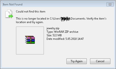 &quot;Item Not Found&quot; is driving me nuts-notfound.jpg
