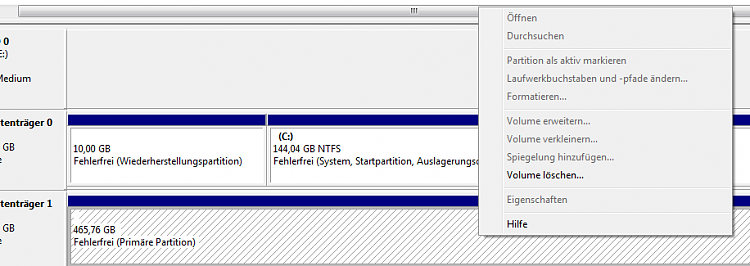 Doesn't show external drive anymore but visible in the disk management-proof.png