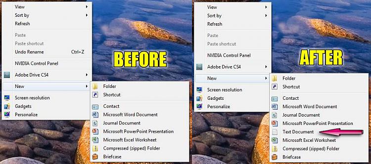 'New Text Document' missing?-before-after-screen-shots.jpg