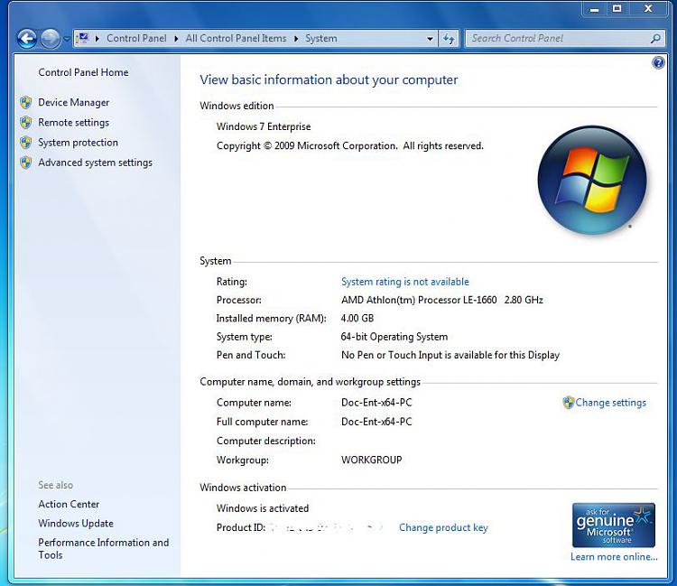 Windows 7 Enterprise Edition Windows 7 Help Forums