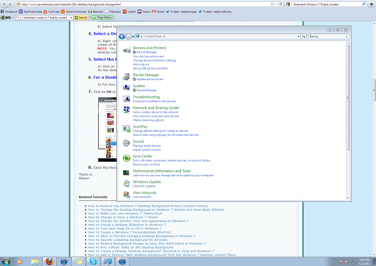 Screen Is Stretched Windows Vista