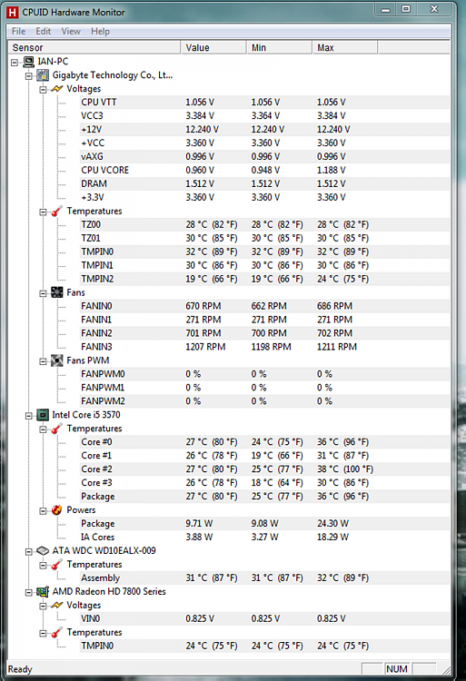 PC Monitor: Random white &amp; blue green screen displays?-hwmonitor-temps.png