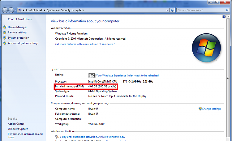 win7 64bit only recognizing 6gig of my 8gig of ram-sysprop.png