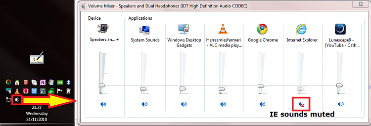 No audio in any browsers in Win7-volumemixer.png