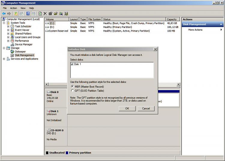 Initializing a disk before logical disk manager can access it.-management.jpg