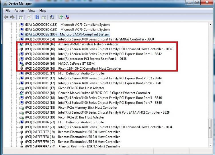 IRQ Conflict - Firewire sound card problem - Windows 7 Help Forums