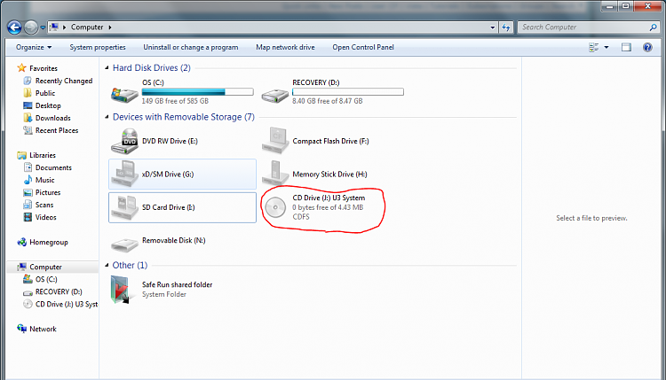 U3 launcher setup