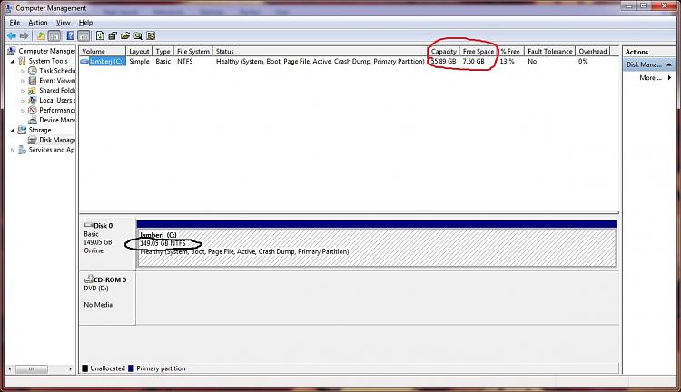 160 GB hard drive shows capacity of 55 GB in Disk Management-win7hd.jpg