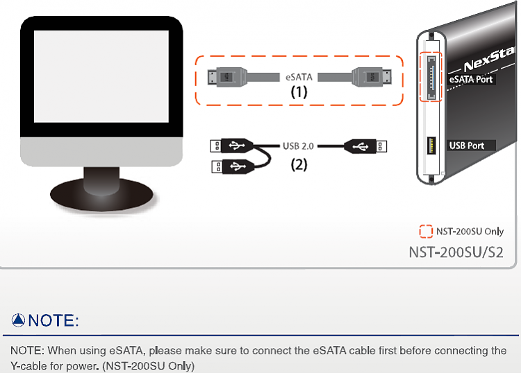 NEXStar CX NST-200SU-BK: My Laptop will not recognize eSATA Connection-capture.png