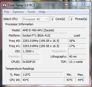 Maximum Temperature - Processor (AMD E-450 APU ~ 1.65GHz)-e450.png