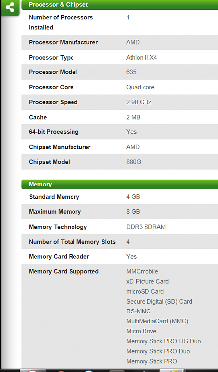 RAM Card Combatible with AMD Athlon II x4 635 Quad-Core-specs.png