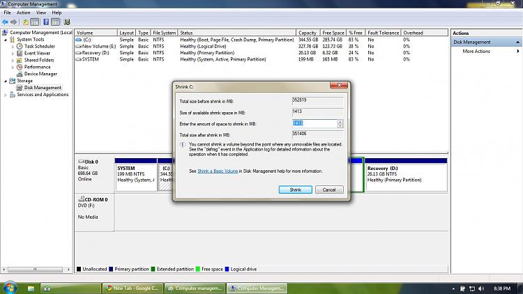 Creation of new hard disk partition in windows 7-04-shrink-details.jpg