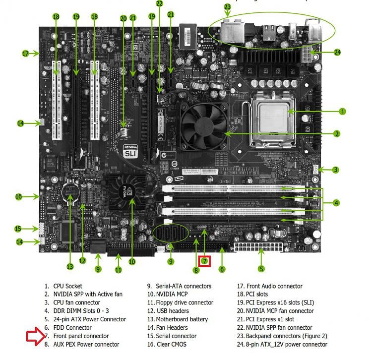 Plug 2 pin connector on MoBo Solved - Windows 7 Forums