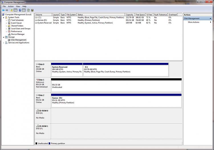 Upgraded main HDD and now a secondary HDD is showing Unallocated-unallocated2.jpg