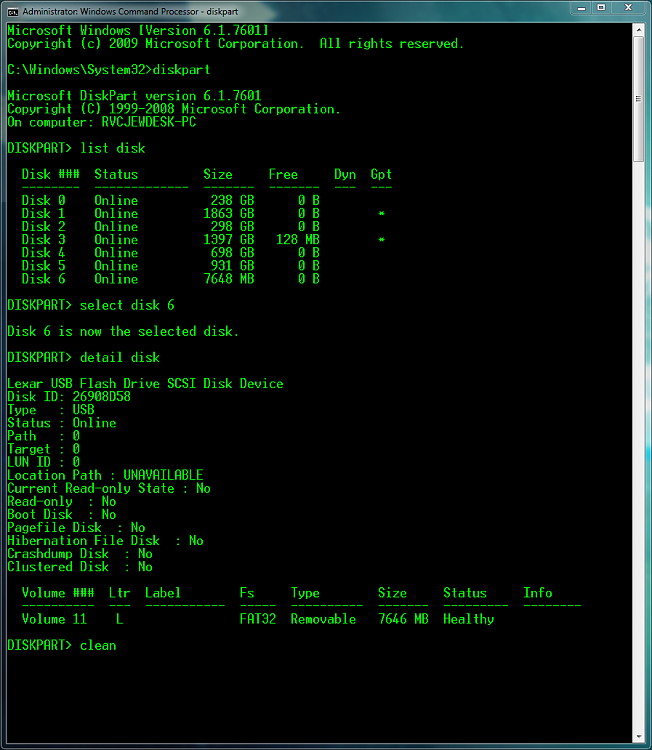 How to format write-protected USB flash-clean.png