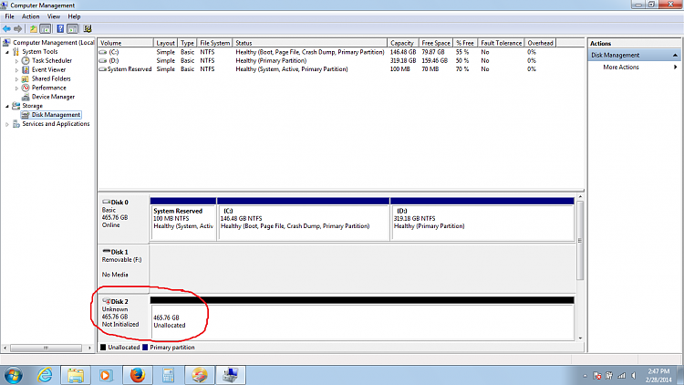 Disk unallocated, unable to initialise, unable to assign drive letter-sshot.png