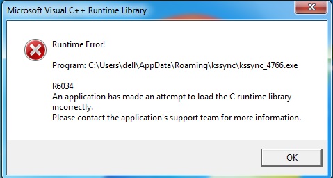 Run Time Error, an application attempted to load C runtime library in-dell-issue.jpg